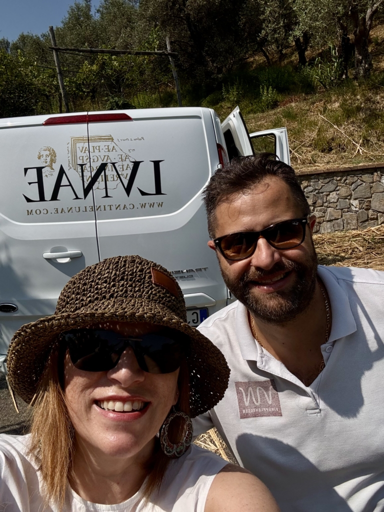 Gaia e Riccardo vigneti Cantina Lunae